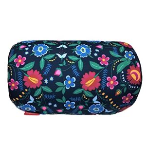 Bookishbunny Microbead Cylinder Bolster Roll Pillow 13" x 7" (Flower)