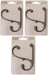 jillibean-soup hampton art mix the media metal s hook, set of 3