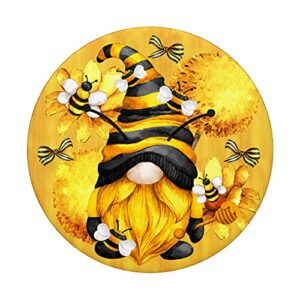 Honey Bee Gnomie For Beekeeper & Summer - Yellow Gnome PopSockets Swappable PopGrip