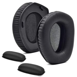 defean upgrade quality hdr165 hdr175 repair parts suit replacement ear pads and headband compatible with sennheiser hdr rs165,rs175 rf wireless headphone