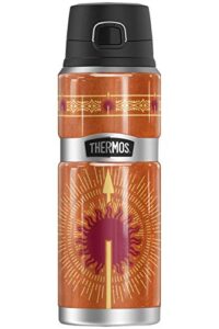 game of thrones martell sigil thermos stainless king stainless steel drink bottle, vacuum insulated & double wall, 24oz