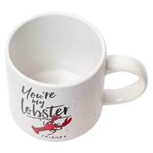 Silver Buffalo Friends How You Doin Lobster 2pk Ceramic Mug Stack, 13 Ounces