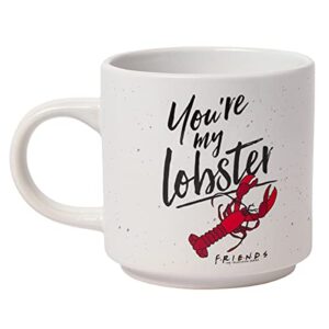 Silver Buffalo Friends How You Doin Lobster 2pk Ceramic Mug Stack, 13 Ounces