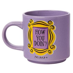 Silver Buffalo Friends How You Doin Lobster 2pk Ceramic Mug Stack, 13 Ounces