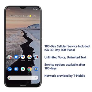 Nokia G10 | Android 11 | Unlocked Smartphone | 3-Day Battery | Dual SIM | US Version | 3/32GB | 6.52-Inch Screen | 13MP Triple Camera | Polar Night