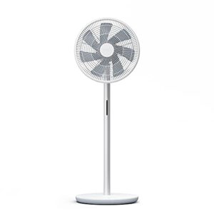 smartmi outdoor oscillating pedestal fan 3, 100-speed portable quiet standing fan, 120° oscillation and 40° tilt, floor smart fan for bedroom home office, works with alexa, cordless, with remote, 38 inch