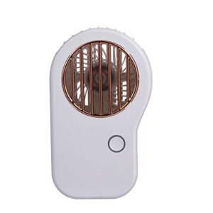 ageqi necklace fan, mini handheld fan, battery operated small portable fan personal handheld usb neck fan eyelash fan for kids girls adults indoor outdoor camping office travel (white)