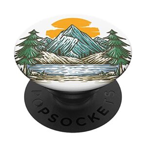 outdoor mountain nature sunset nature landscape popsockets swappable popgrip