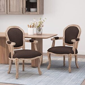 Christopher Knight Home Baldner Dining Chair Sets, Brown