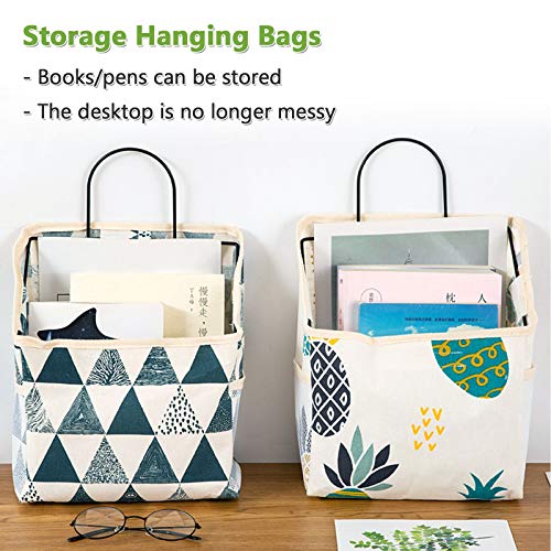 XIAOQI 2Pack-Wall Hanging Storage Bag, Waterproof Over The Door Closet Organizer Hanging Pocket Organizer, Over The Door Closet Organize