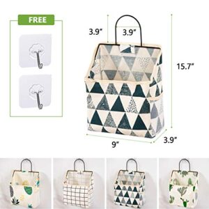 XIAOQI 2Pack-Wall Hanging Storage Bag, Waterproof Over The Door Closet Organizer Hanging Pocket Organizer, Over The Door Closet Organize