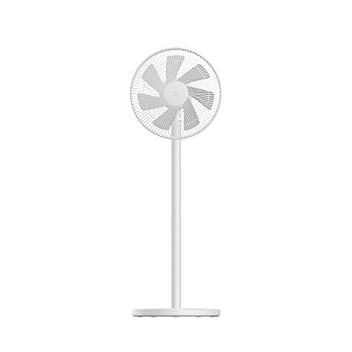 Xiaomi Mi Smart Standing Fan 2 Lite, Smart Fan, Portable Design, 7 Rotor Blades For Powerful Airflow, Voice Control, Mi App Control, White