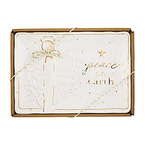 Mud Pie, Angel, Gold Sentiment Platter, 7" x 10"