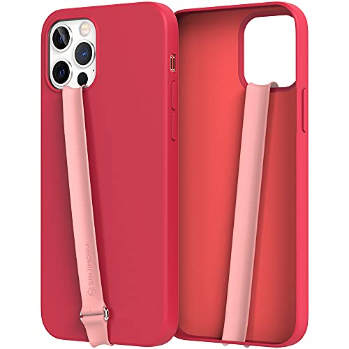 C-Shaped Clip Finger Phone Grip, Sinjimoru Silicone Cell Phone Strap for Phone Case with Clip as Phone Loop Holder for iPhone Case & Samsung Phone. Sinji Loop Clip Pink 210