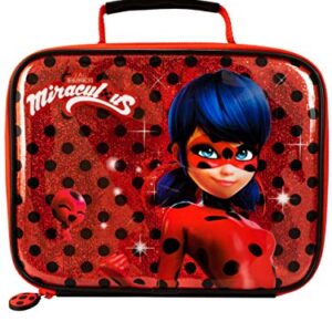 Miraculous Ladybug Kids Lunch Bag Red