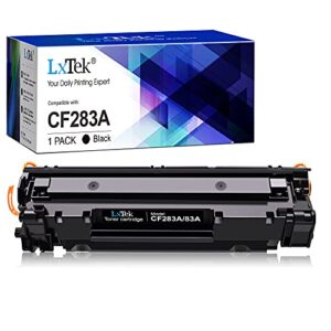 lxtek compatible toner cartridge replacement for hp 83a cf283a to compatible with laserjet pro mfp m125nw m201dw m225dw m201n m125a m127fw m127fn(1 black, high yield)