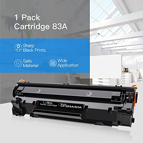 LxTek Compatible Toner Cartridge Replacement for HP 83a cf283a to Compatible with Laserjet Pro MFP M125nw M201dw M225dw M201n M125a M127fw M127fn(1 Black, High Yield)