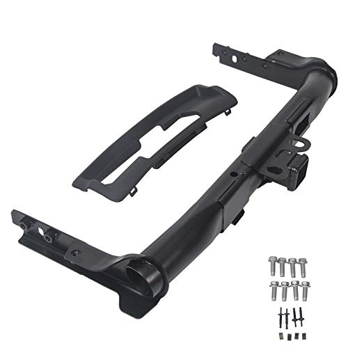 NO7RUBAN Trailer Hitch Receiver and Bezel for 2011-2020 Jeep Grand Cherokee Replacement for Part # 82212180AC