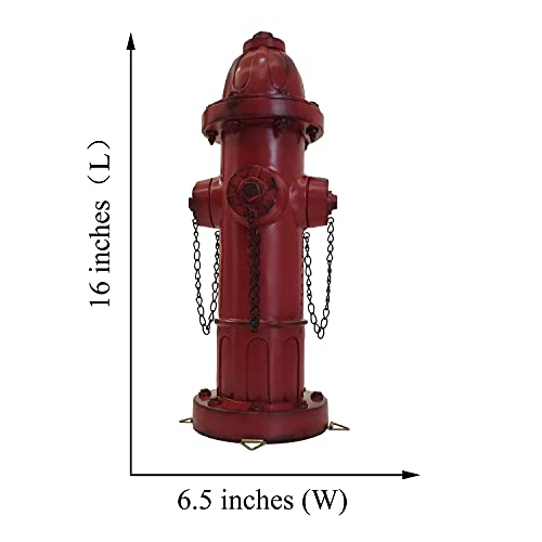 Glorison Fire Hydrant for Dogs to Pee On-16 Inches Puppy Pee Post Training Tool Yard Garden Indoor Outdoor Statue