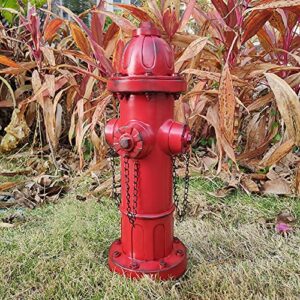 Glorison Fire Hydrant for Dogs to Pee On-16 Inches Puppy Pee Post Training Tool Yard Garden Indoor Outdoor Statue