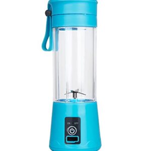 Mind Reader PORBLEND-BLU Handheld, Rechargeable Personal USB-Powered Juicer, Blue Portable Blender, One Size