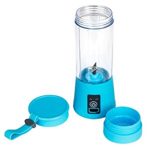 Mind Reader PORBLEND-BLU Handheld, Rechargeable Personal USB-Powered Juicer, Blue Portable Blender, One Size