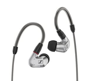 sennheiser ie 900 audiophile in-ear monitors - trueresponse transducers with x3r technology for balanced sound, detachable cable with flexible ear hooks, includes balanced cables, 2-year warranty