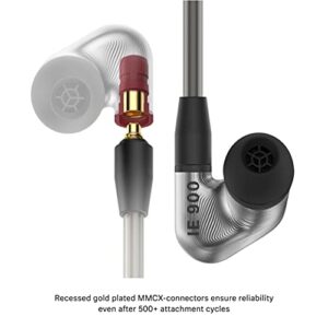 Sennheiser IE 900 Audiophile in-Ear Monitors - TrueResponse Transducers with X3R Technology for Balanced Sound, Detachable Cable with Flexible Ear Hooks, Includes Balanced Cables, 2-Year Warranty