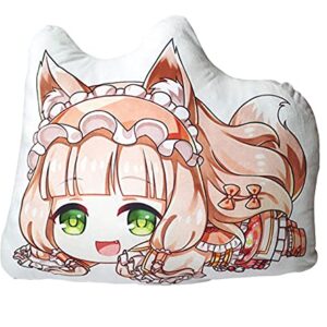 foefaik Anime Game Princess Connect! Re:Dive Plush Pillows Priconne Plushies Cushions Dolls Throw Pillows Back Pillow