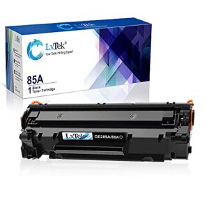 lxtek compatible toner cartridge replacement for hp 85a ce285a to compatible with laserjet pro p1102w p1109w m1217nfw m1212nf (black, 1 pack)