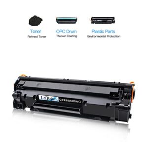 LxTek Compatible Toner Cartridge Replacement for HP 85A CE285A to Compatible with Laserjet Pro P1102W P1109W M1217NFW M1212NF (Black, 1 Pack)