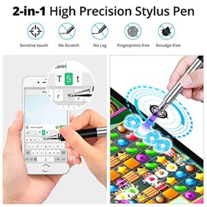 Capacitive Stylus Pen (4 Pack), Universal Stylist Pens [2 in 1 Precision Series] Fine Point Disc Stylus Touch Screen Pens for iPhone/iPad/Android/Tablet and All Capacitive Touch Screens