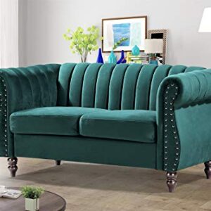 US Pride Furniture S5647-SF+LV Sofas, Green