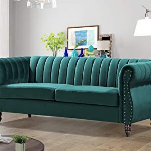 US Pride Furniture S5647-SF+LV Sofas, Green