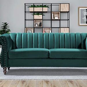 US Pride Furniture S5647-SF+LV Sofas, Green