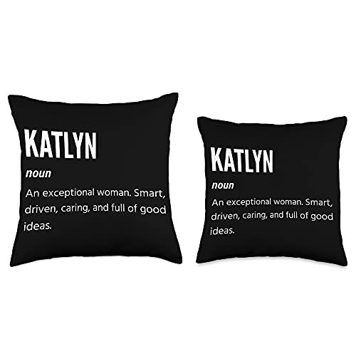 Katlyn Gifts, Noun, An Exceptional Woman Throw Pillow, 16x16, Multicolor