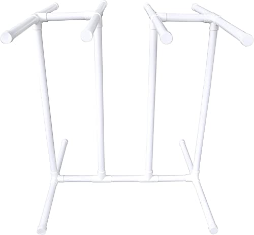 Towel Rack - Poolside Storage Organizer for Drying Wet Towels, Floats, Noodles, Paddles, 37.5" W x 37.5" L x 41" H, (White)