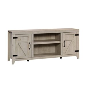 sauder misc entertainment farmhouse credenza, for tvs up to 70", chalked chestnut finish