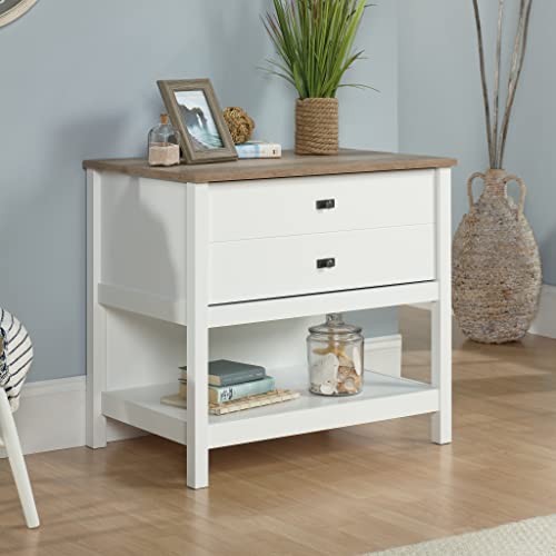 Sauder Cottage Road Lateral File, L: 32.44" x W: 21.81" x H: 29.76", Soft White Finish