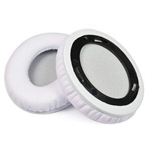 replacement solo hd earpads ear cushion compatible with monster beats by dr.dre solo 1.0 solo hd on-ear headphones (white)