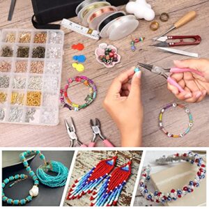 Yholin Jewelry Making Kits for Adults, Wire Wrapping Kit with Tools, Wire, Accessories for Making and Repair