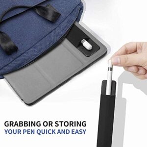 BoxWave Stylus Pouch Compatible with Apple iPhone 12 Pro Max (Stylus Pouch by BoxWave) - Stylus PortaPouch, Stylus Holder Carrier Portable Self-Adhesive for Apple iPhone 12 Pro Max - Jet Black