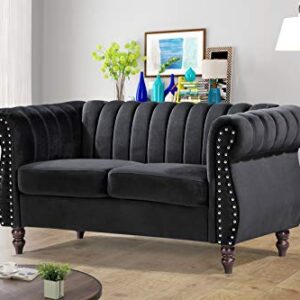 US Pride Furniture S5644-LV Sofas, Black