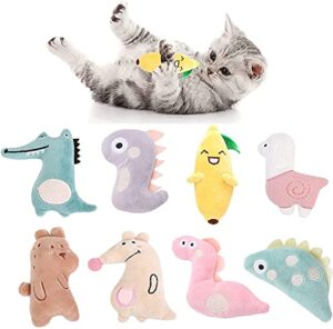 ctznxiy catnip toys,cat toys for indoor cats,8 pcs cat gifts for cat lovers,as friends or pillows to accompany the cat to spend a happy time