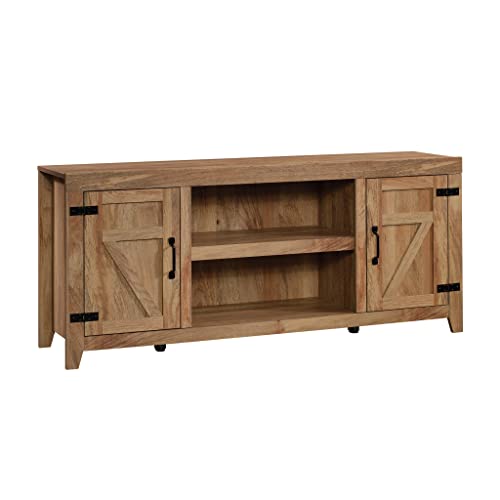 Sauder Misc Entertainment Credenza, L: 15.28" x W: 62.68" x H: 26.77", Sindoori Mango Finish