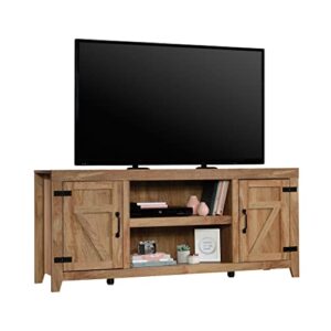 Sauder Misc Entertainment Credenza, L: 15.28" x W: 62.68" x H: 26.77", Sindoori Mango Finish