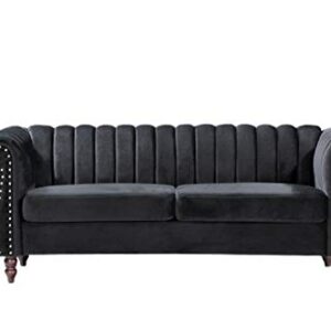 US Pride Furniture S5644-SF Sofas, Black