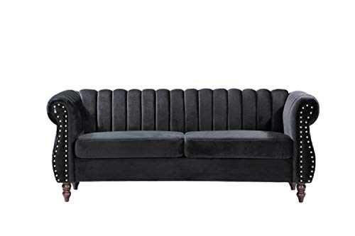 US Pride Furniture S5644-SF Sofas, Black