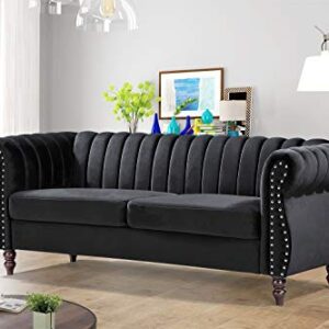 US Pride Furniture S5644-SF Sofas, Black