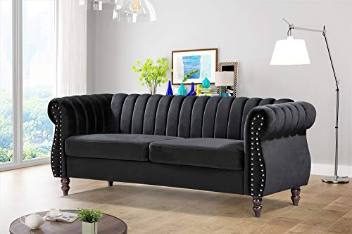 US Pride Furniture S5644-SF Sofas, Black